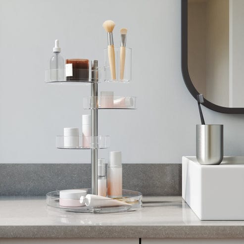 Umbra Paper Holder Umbra Pirouette Organizer Clear & Nickle UMB1015097239