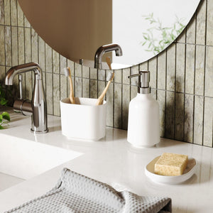 Umbra Paper Holder Umbra Step Soap Dish White UMB023837660 (7881165013081)