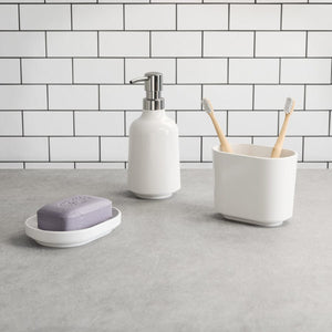Umbra Paper Holder Umbra Step Soap Dish White UMB023837660 (7881165013081)