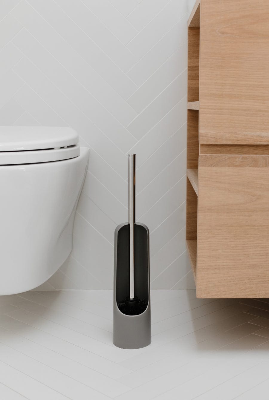 Umbra Paper Holder Umbra Touch Toilet Brush Grey UMB023274918 (7881165307993)