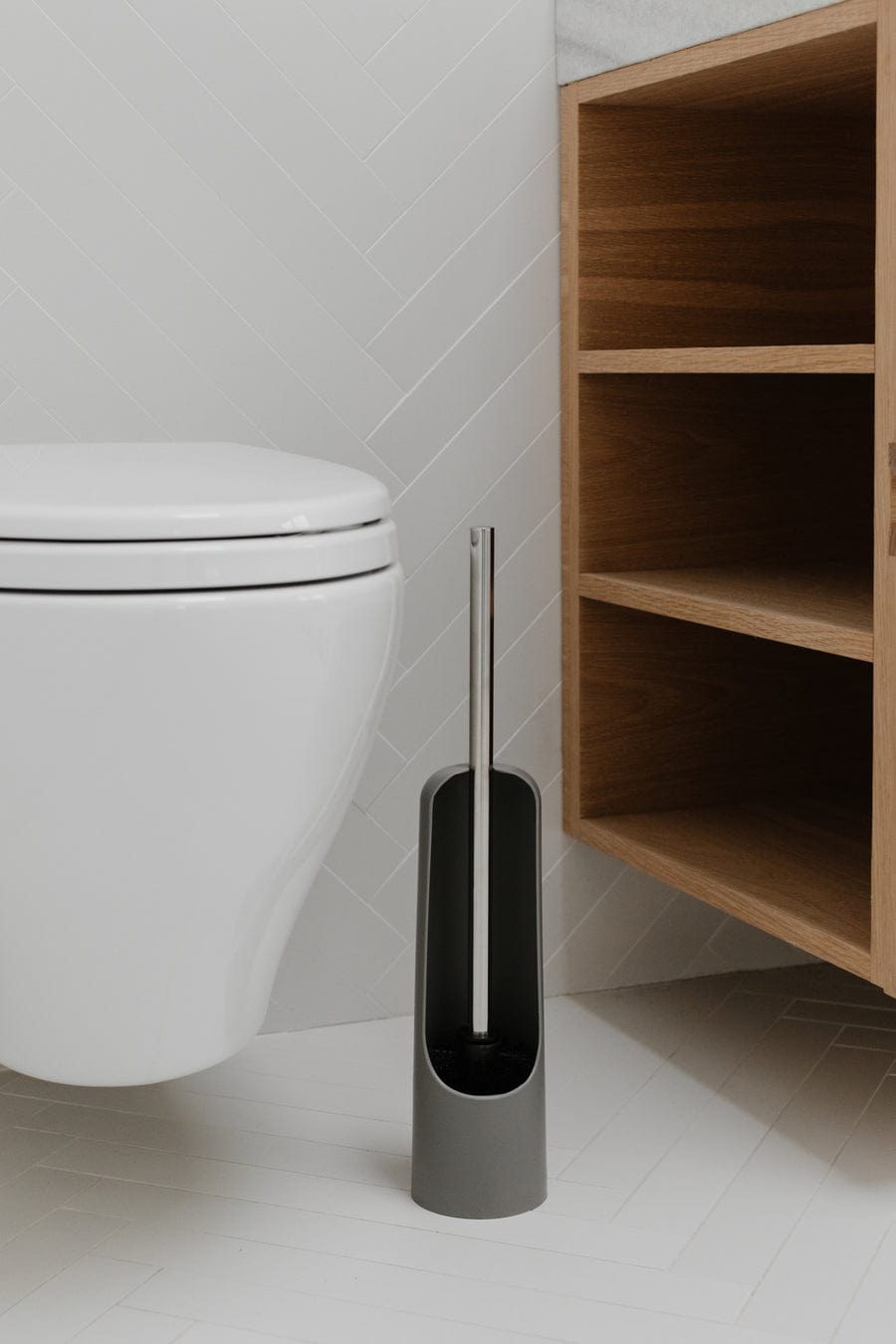 Umbra Paper Holder Umbra Touch Toilet Brush Grey UMB023274918 (7881165307993)