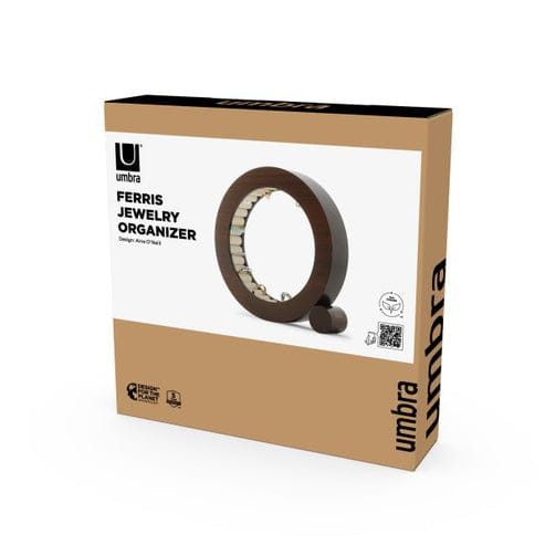 Umbra Storage Box Umbra Ferris Ring Holder Walnut UMB1021415656