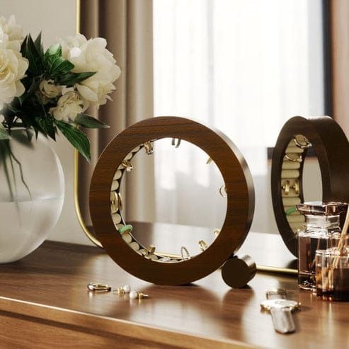 Umbra Storage Box Umbra Ferris Ring Holder Walnut UMB1021415656