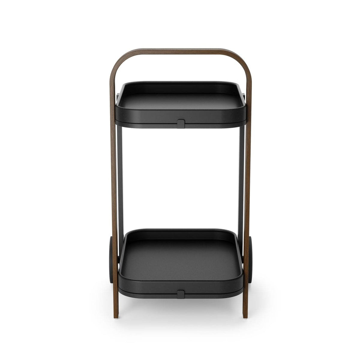 Umbra Tray Bamboo Umbra Bellwood Serving Cart Black & Walnut UMB1015392048