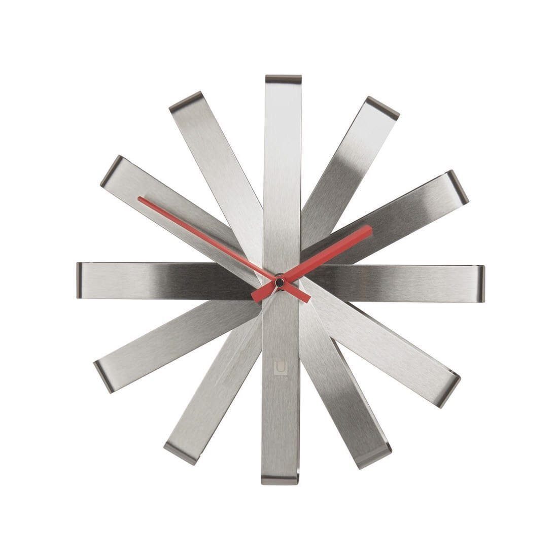Umbra Wall Clocks Umbra Ribbon Clock 30cm Steel UMB118070590