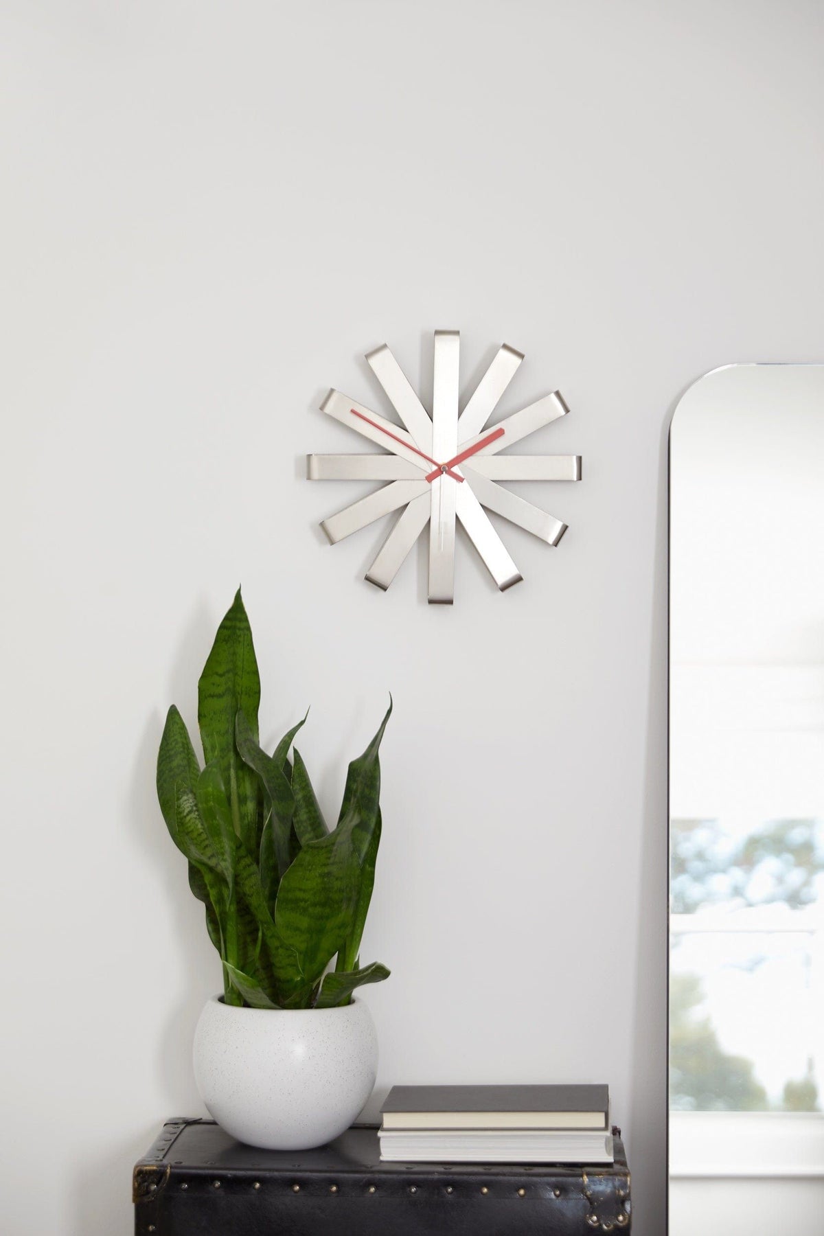 Umbra Wall Clocks Umbra Ribbon Clock 30cm Steel UMB118070590