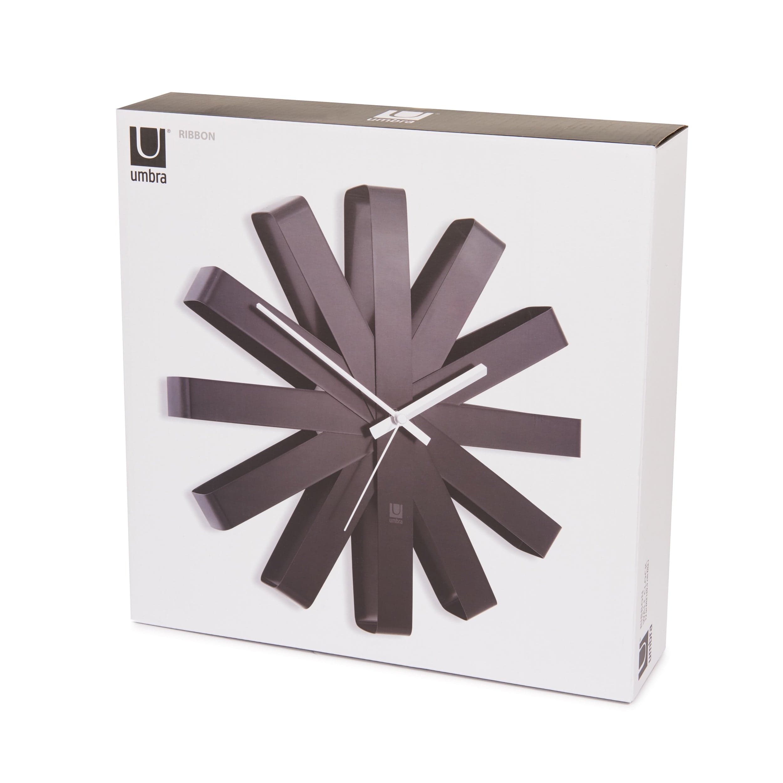 Umbra Ribbon Wall Clock 30cm Black UMB118070040 for Sale