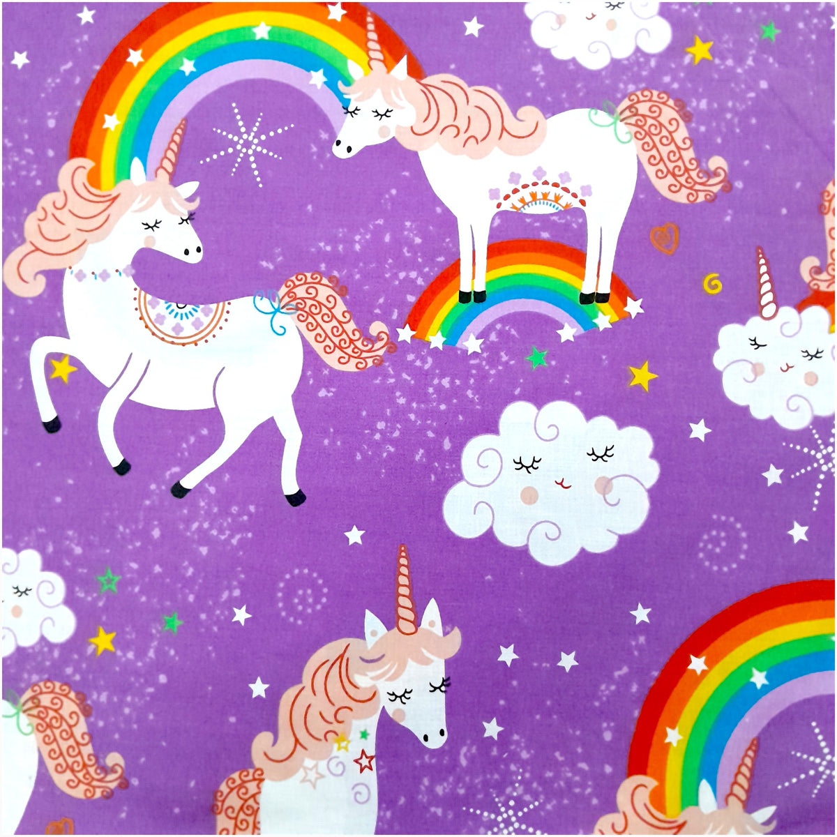 PTD Poly Cotton Unicorn Fabric  240 cm