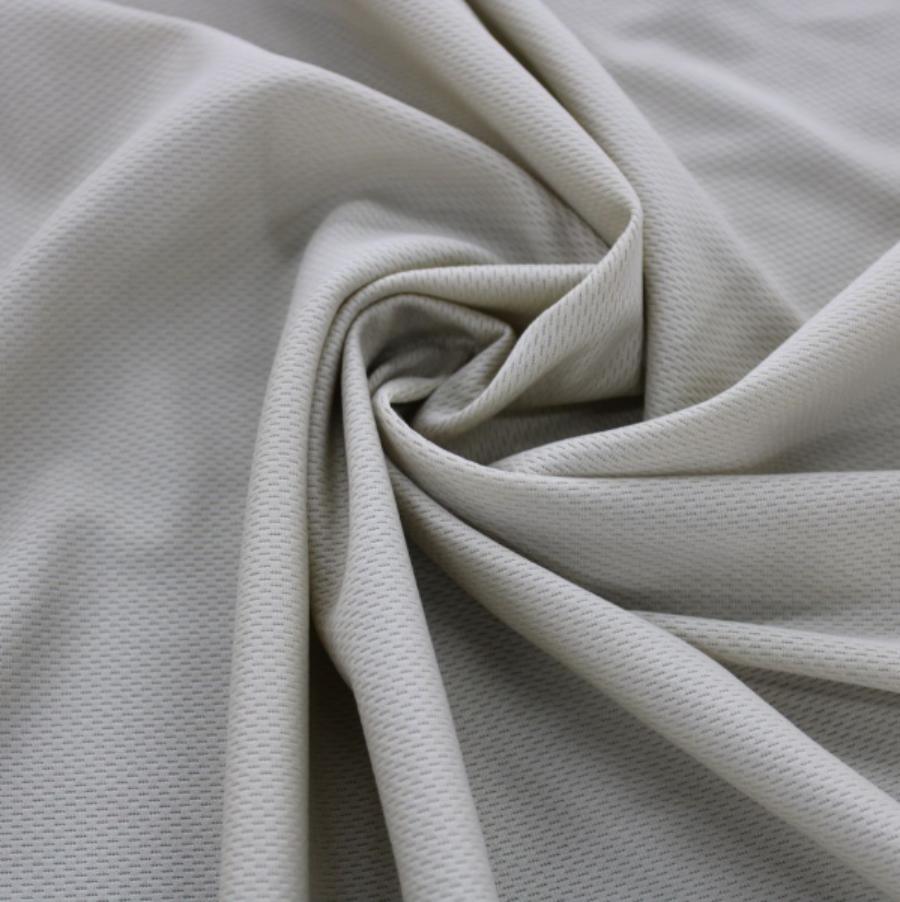 UNIFORM FABRIC Dress Fabrics Beige Birds Eye T-shirting Fabric 150 cm (2061833437273)