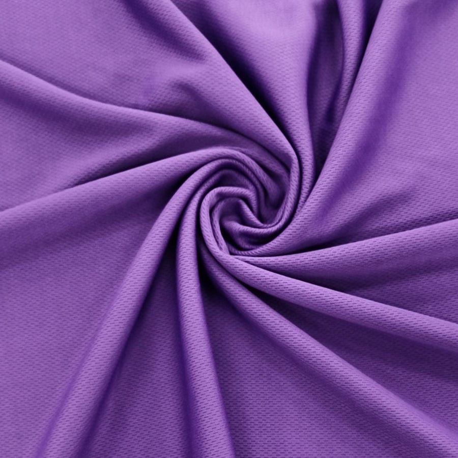 UNIFORM FABRIC Dress Fabrics Purple Birds Eye T-shirting Fabric 150 cm (2061833437273)