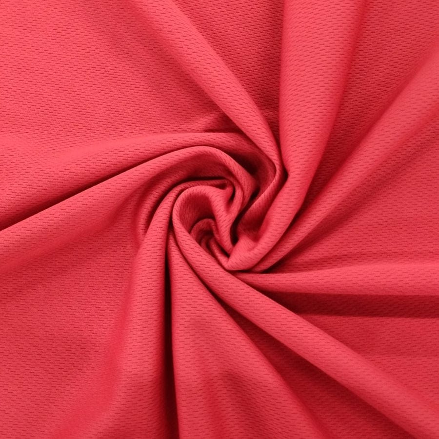 UNIFORM FABRIC Dress Fabrics Red Birds Eye T-shirting Fabric 150 cm (2061833437273)