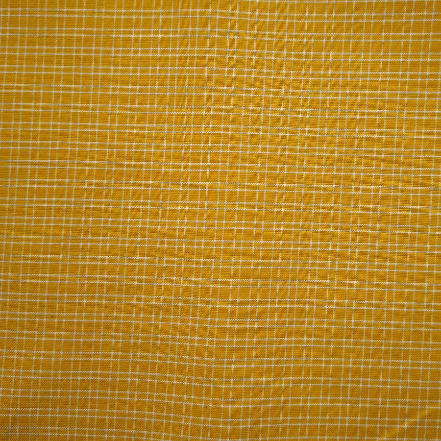UNIFORM FABRIC Dress Fabrics School Checks Fabric Yellow