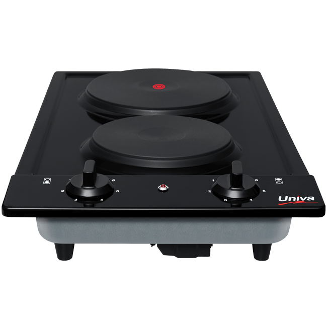 Univa Electric Hob Univa 2 Plate Built-in Electric Hob UDH02B (7779638378585)