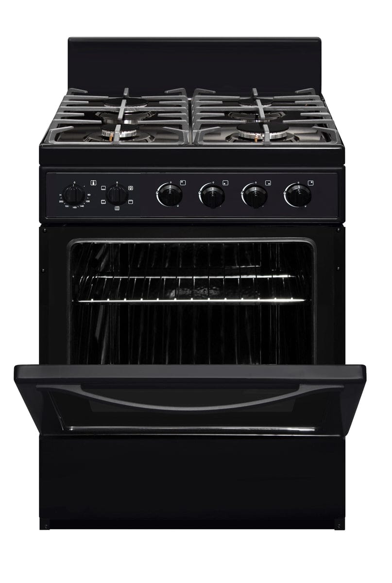 Univa Gas Stove Univa 60CM Black 4 Burner Gas Electric stove UGE016Bi (7668889387097)