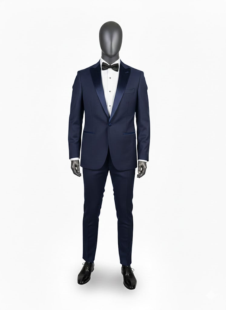 Mens Breast suits Navy tuxedo