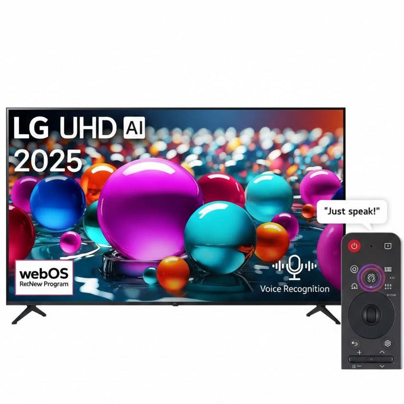 LG 65"UHD AI Smart TV with webOS25 & HDR10 - 65UA80006LC - MHC World