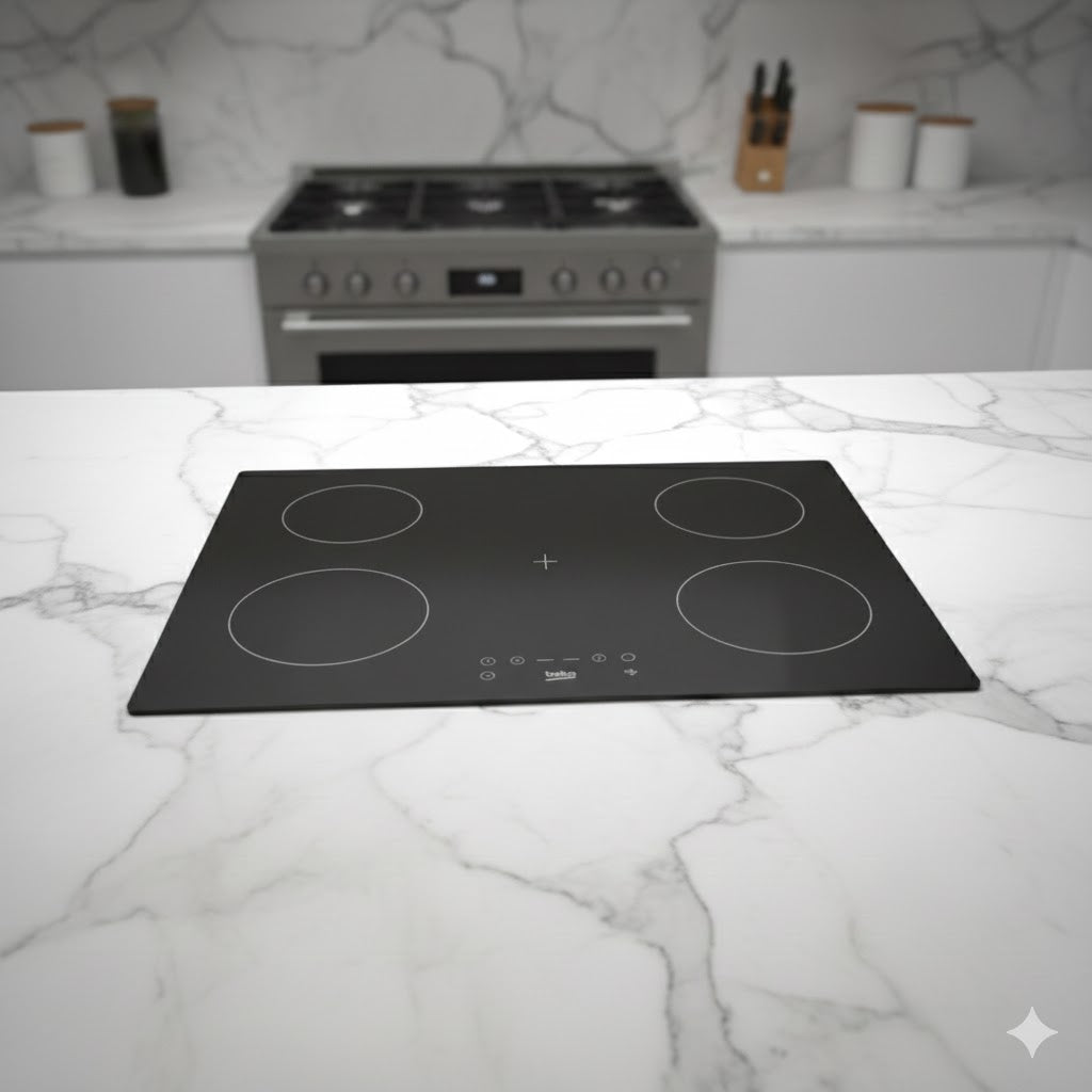 Beko 60cm Vitroceramic Built-In Hob HIC64401