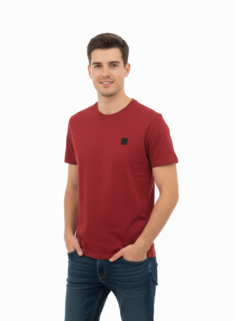 Mens Sports SS Tee Red 0062811