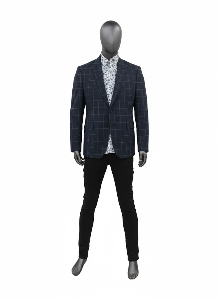 Mens Dbl Breast Suit black Tuxedo