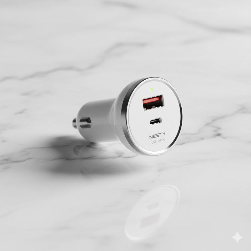 NESTY CAR CHARGER GRCC-33 USB+TYPE -C