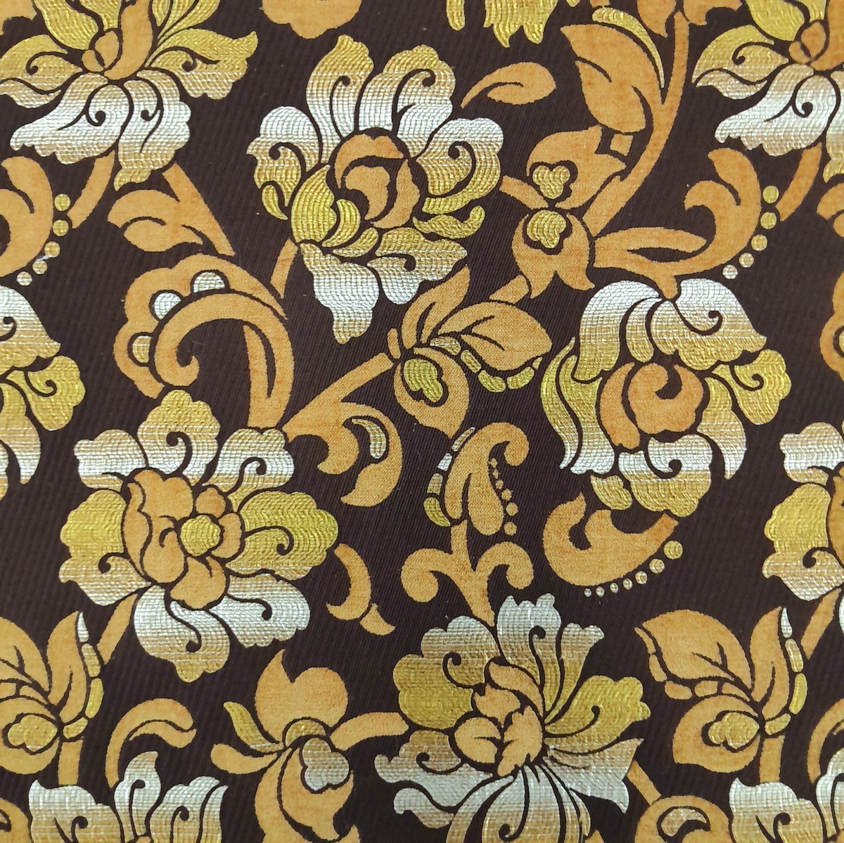 Upholstery Material Upholstery Material Fabric Upholstery Matrix Floral Gold 140 cm
