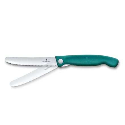 Victorinox Swiss Classic Picnic Knife, Foldable Kale Green 11 cm Box V6.7834.FC1.