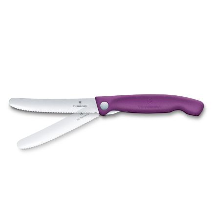 Victorinox Swiss Classic Picnic Knife, Foldable Purple 11 cm Box V6.7835.FC1.