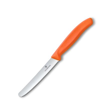 Victorinox Swiss Classic Tomato and Table Knife Serrated Orange 11cm V6.7839.C1