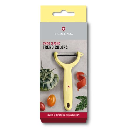 Victorinox Swiss Classic Trend Colours Tomato and Kiwi Peeler Light Yellow V7.6079.82 - MHC World