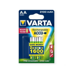 VARTA Batteries Varta Rechargeble ACCU AA Batteries (2 pack) (2101130887257)
