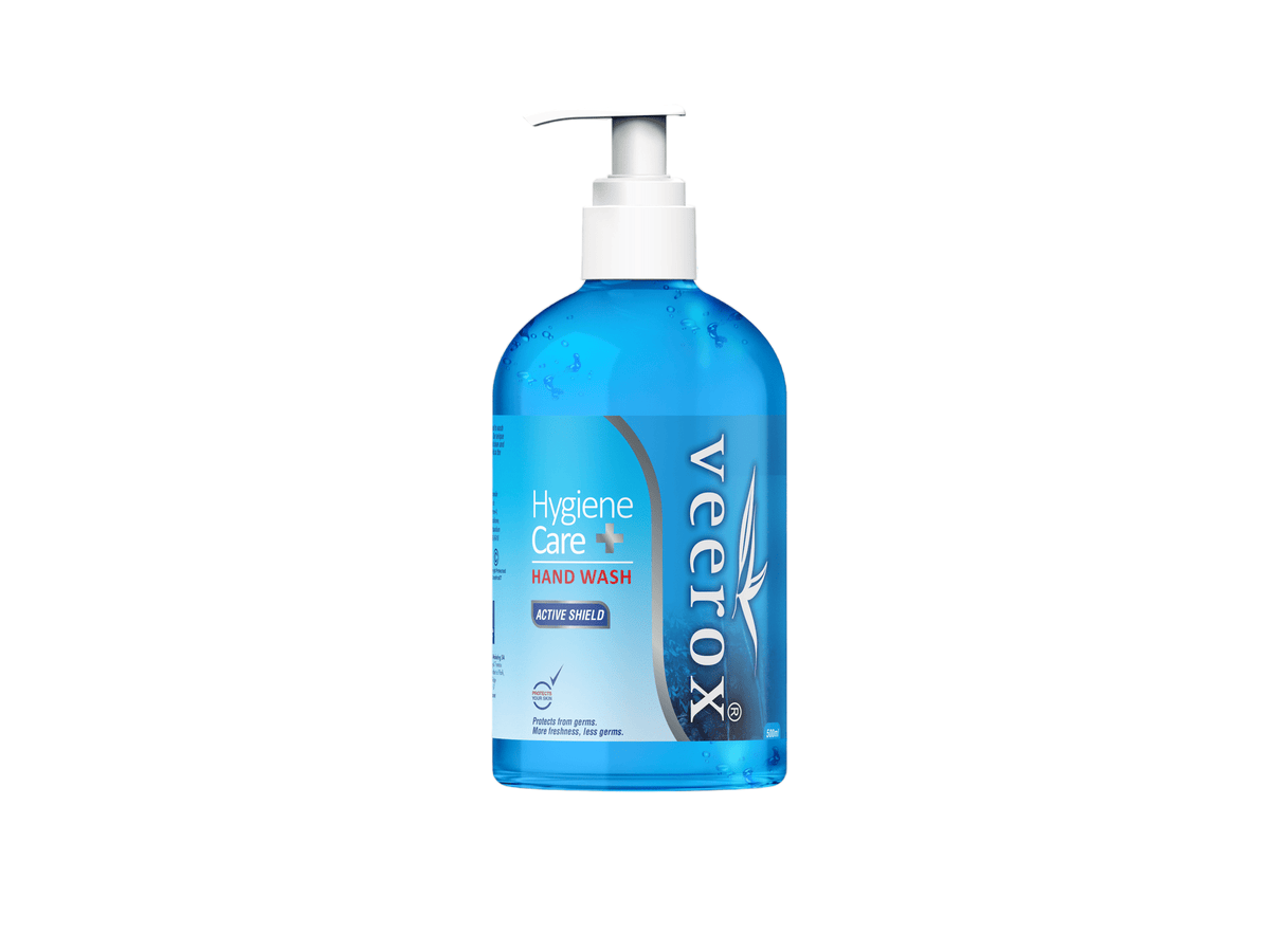 Veerox Veerox Antibacterial Hand Wash Active Shield 500ml (7397082529881)