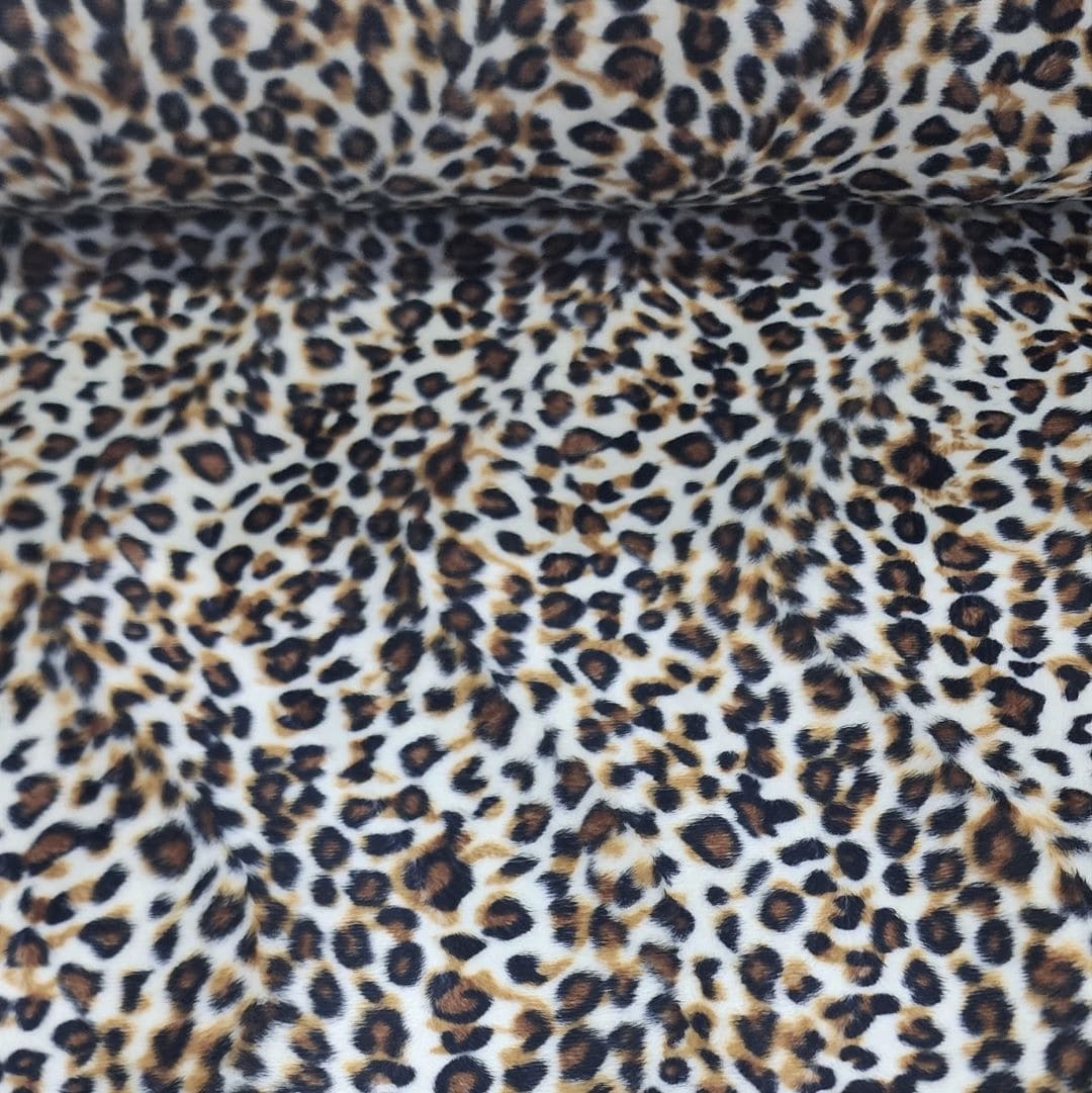 VELBOA Dress Fabrics Des4 Printed Velboa Fabric 150cm