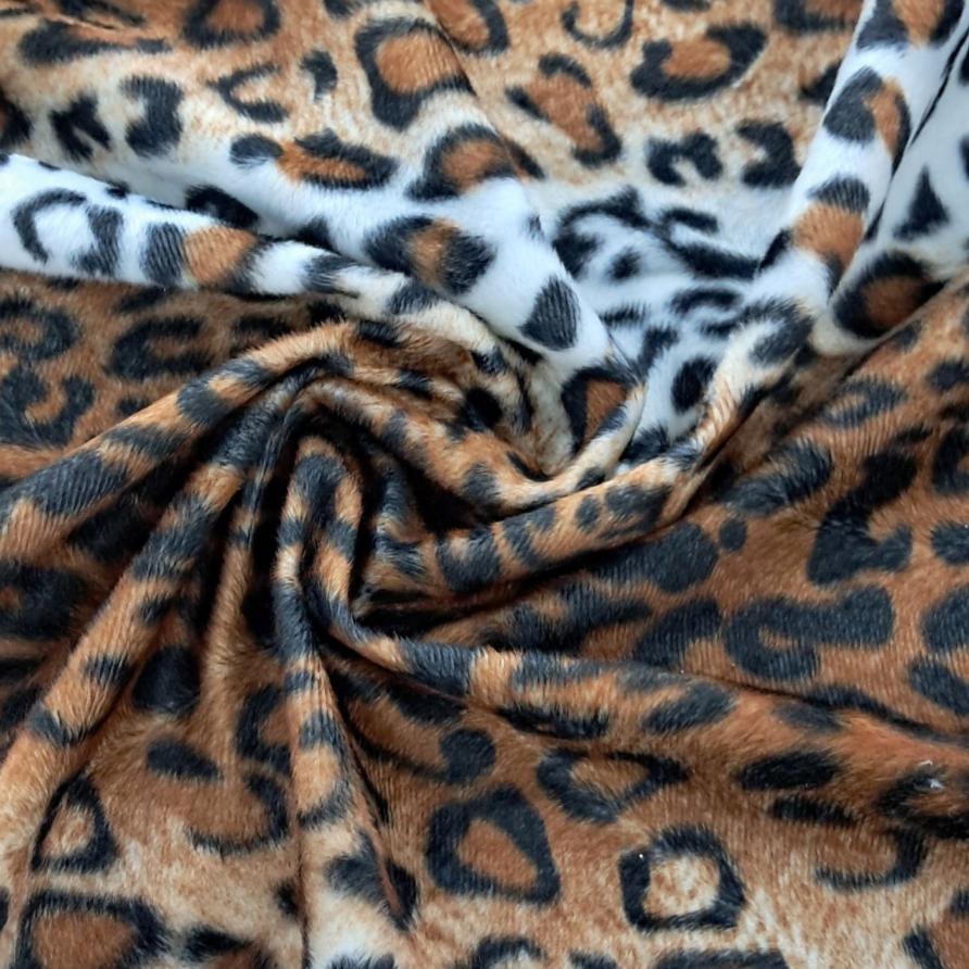 VELBOA Dress Fabrics Des7 Printed Velboa Fabric 150cm