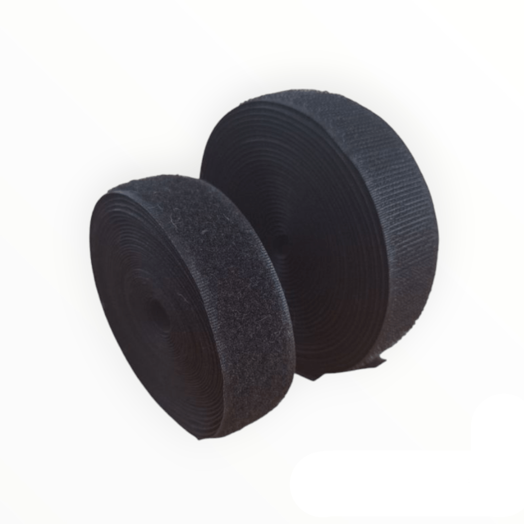 VELCRO HABBY Black Hook Velcro Hook And Loop 38 mm Black (7664750035033) (8011178999897)