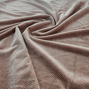 velvet Dress Fabrics Rose Embossed Velvet Fabric 150cm (7514479394905)