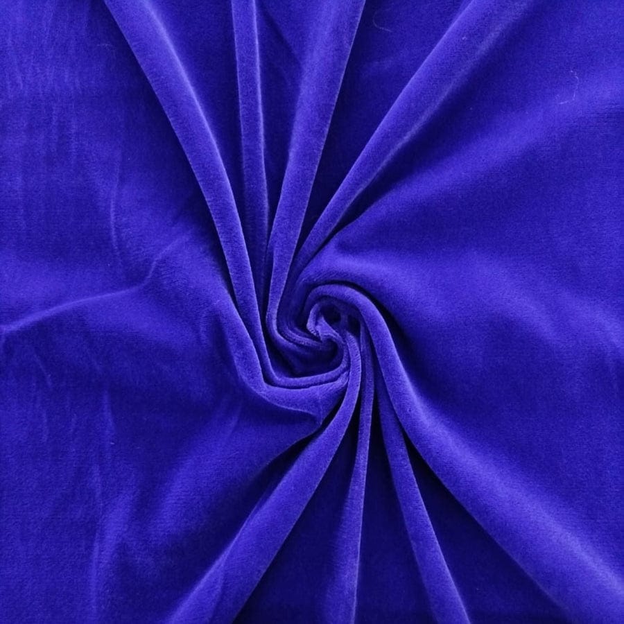 velvet Dress Fabrics Royal Triple Velvet Fabric Black 112cm (7241183461465)