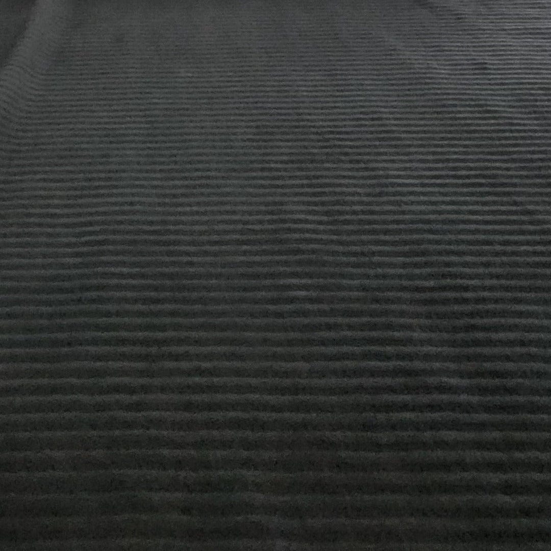 velvet Dress Fabrics Velvet Stripe Fabric 150cm Black (7514492141657)