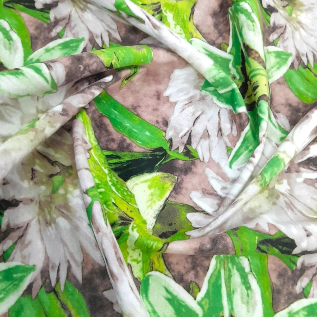 Printed Flowers Upholstery Velvet Fabric 140 cm