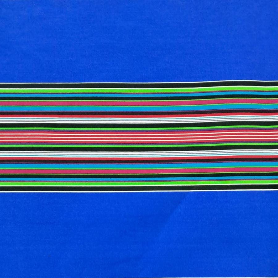 VENDA STRIPES Dress Fabrics Royal Venda Print Fabric 90 cm (2130984861785)