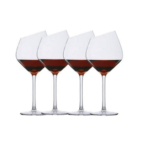 Verge CRYSTAL GLASS Verge Red Wine Glasses Set Of 4 (7405351632985)