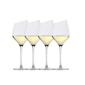 Verge CRYSTAL GLASS Verge White Wine Glasses Set Of 4 (7405351239769)