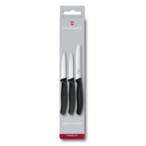 Victorinox Knife Victorinox Swiss Classic 3 Piece Paring Set - Black V6.7113.3 (4654818361433)