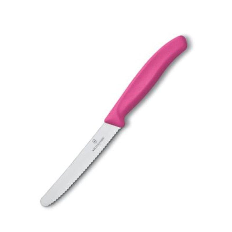 Victorinox Knife Victorinox Swiss Classic Tomato/Steak Knife Serrated Pink 11cm V6.7836.L115