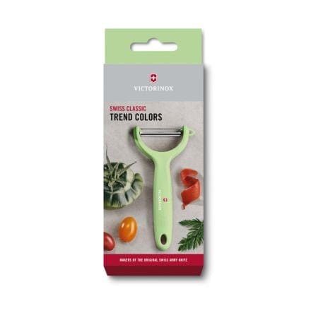 Victorinox Knife Victorinox Swiss Classic Trend Colours Tomato and Kiwi Peeler Light Green V7.6079.42