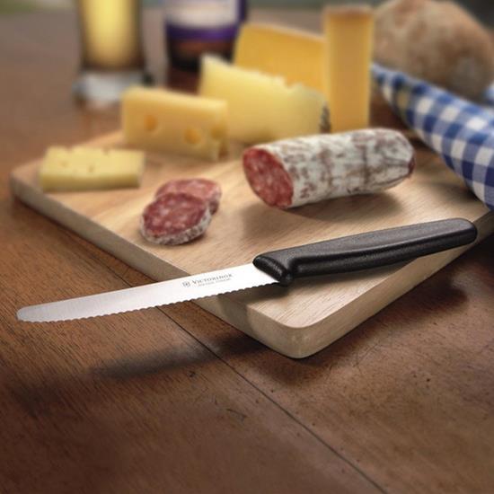 Victorinox Peeler Victorinox Swiss Classic 6 Piece Steak Knife Set Serrated Round Black V6.7833.6 (7461505040473)
