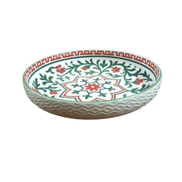 Villa Alegre Bowls Villa Alegre 20cm Ceramic Embossed Pasta Dish 18782