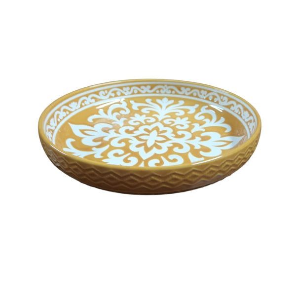 Villa Alegre Bowls Villa Alegre 20cm Ceramic Embossed Pasta Dish 18782