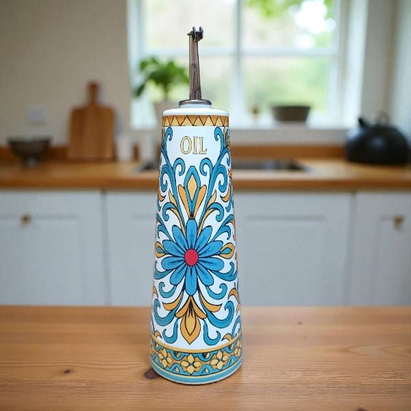 Villa Alegre Oil Bottle Villa Alegre Ceramic Oil Dispenser 350ml 11266