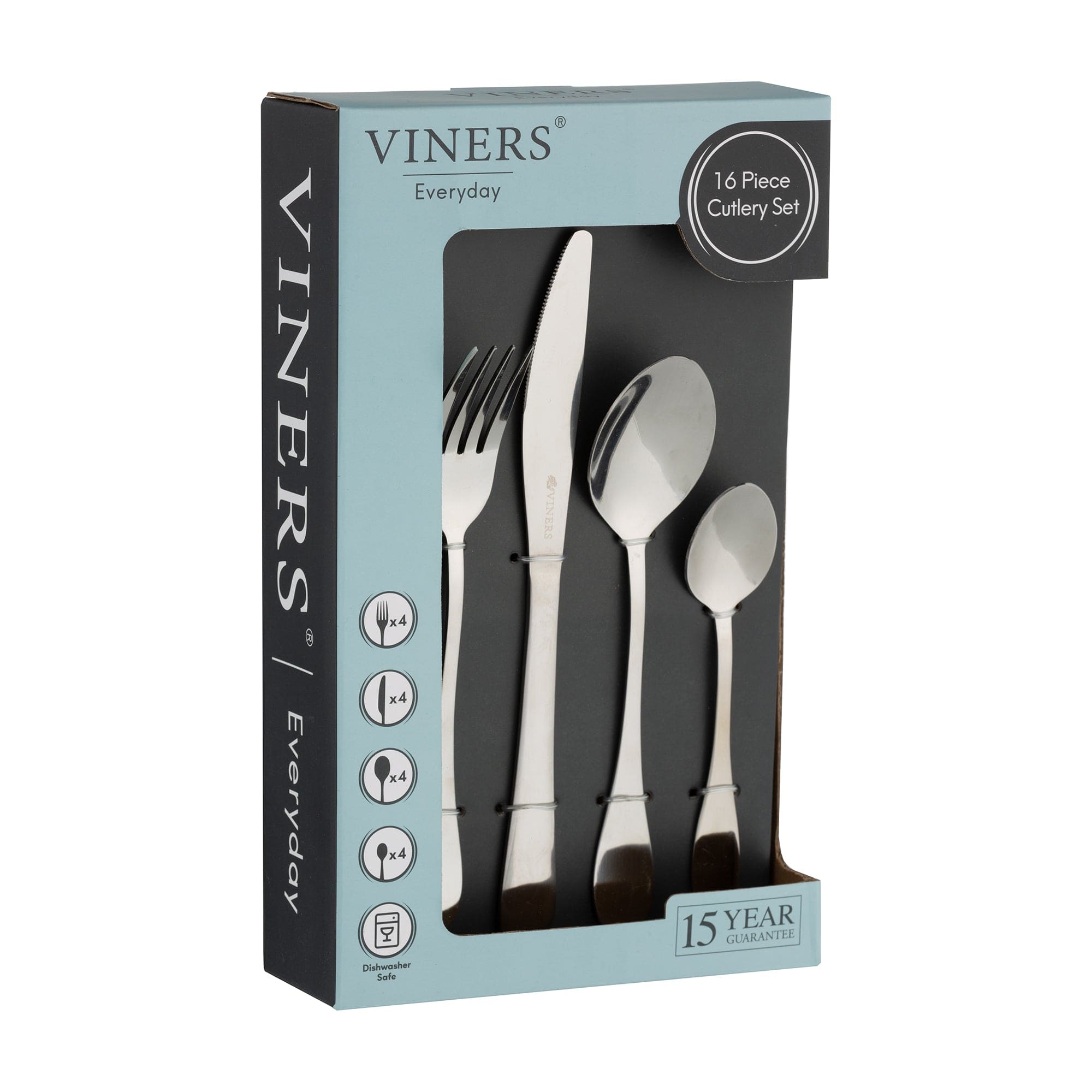 Viners CUTLERY Viners Everyday Orbit Cutlery 16 Piece VN0303130 (7400784232537)