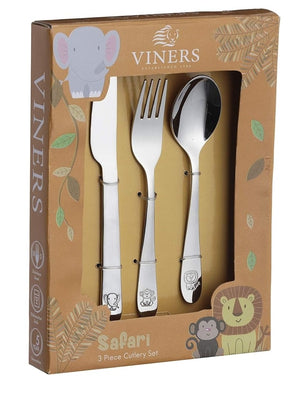 Viners CUTLERY Viners Kids Cutlery Safari 3 Piece VN0304039